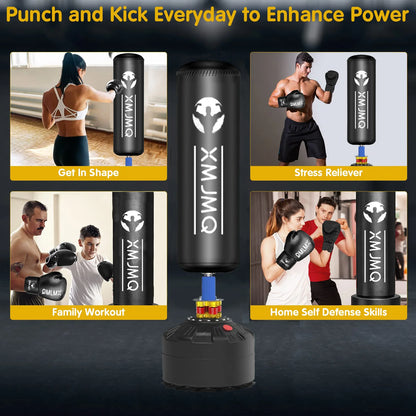 Freestanding Punching Bag Set