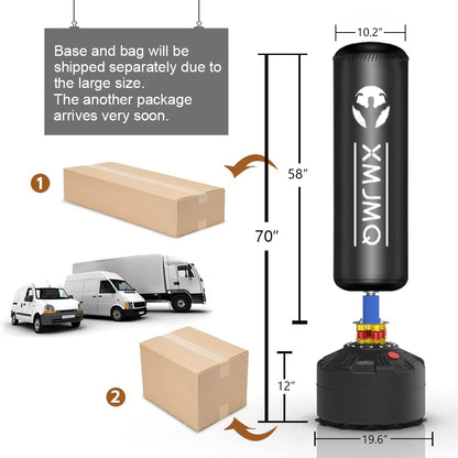 Freestanding Punching Bag Set