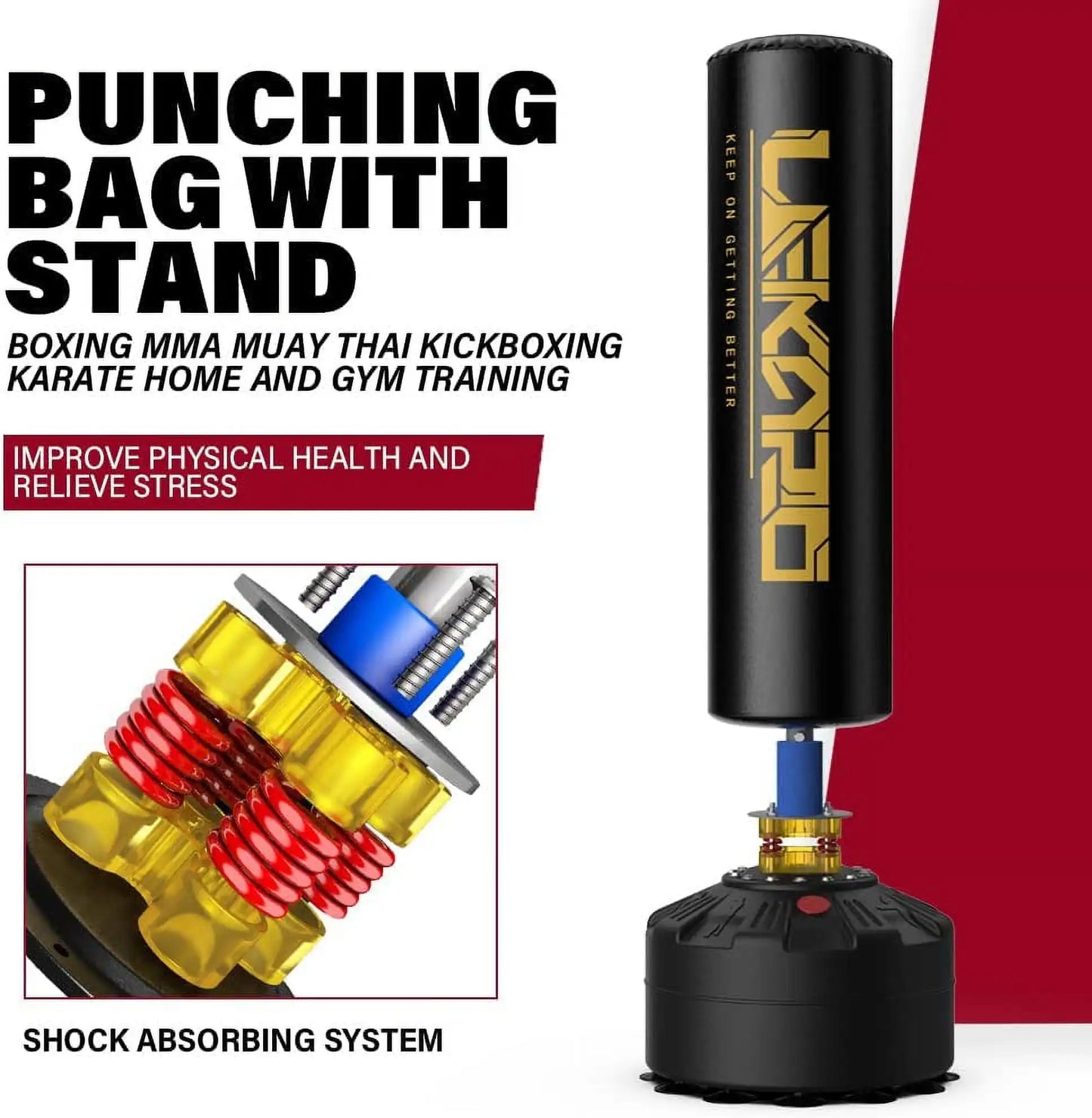Freestanding Punching Bag Set